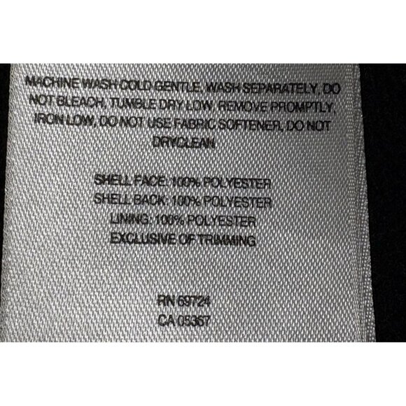 COLUMBIA Women Hooded Diamond Print Coat Softshell Asym Zipper Sz M Gray 18-15 - Picture 11 of 14